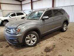 Volkswagen salvage cars for sale: 2018 Volkswagen Atlas SE