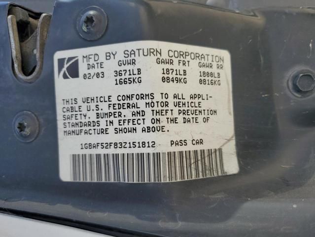 2003 Saturn Ion Level 1