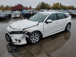 Salvage cars for sale from Copart Woodburn, OR: 2022 Honda Civic LX