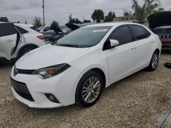 Salvage cars for sale at Arcadia, FL auction: 2015 Toyota Corolla L