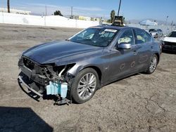 Salvage cars for sale at auction: 2018 Infiniti Q50 Luxe