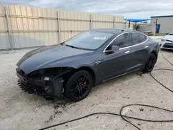 Tesla Model S salvage cars for sale: 2015 Tesla Model S 85D