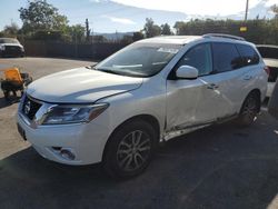 Salvage cars for sale at San Martin, CA auction: 2015 Nissan Pathfinder S