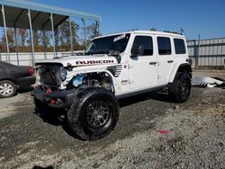 Salvage cars for sale at Spartanburg, SC auction: 2022 Jeep Wrangler Unlimited Rubicon