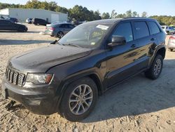 Salvage SUVs for sale at auction: 2017 Jeep Grand Cherokee Laredo