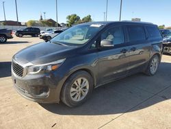 KIA Vehiculos salvage en venta: 2016 KIA Sedona LX