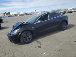 Salvage cars for sale at Martinez, CA auction: 2019 Tesla Model 3