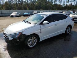 Salvage cars for sale from Copart Harleyville, SC: 2019 Hyundai Elantra SEL