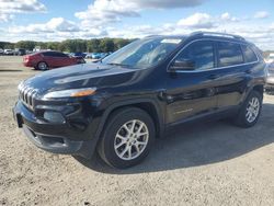 Salvage cars for sale at Assonet, MA auction: 2017 Jeep Cherokee Latitude