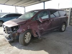 KIA salvage cars for sale: 2016 KIA Sedona LX