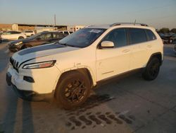 Salvage cars for sale at Grand Prairie, TX auction: 2016 Jeep Cherokee Latitude