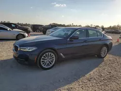 Salvage cars for sale at Houston, TX auction: 2022 BMW 530 I