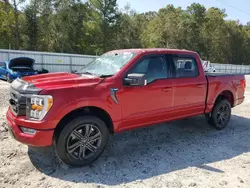 Salvage cars for sale at Savannah, GA auction: 2021 Ford F150 Supercrew