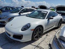 Salvage cars for sale at Riverview, FL auction: 2019 Porsche 911 Carrera