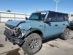 Salvage cars for sale at Littleton, CO auction: 2021 Ford Bronco Base