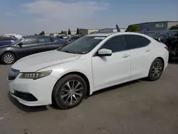 Salvage cars for sale at Bakersfield, CA auction: 2015 Acura TLX