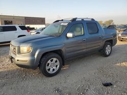 Salvage trucks for sale at Kansas City, KS auction: 2008 Honda Ridgeline RTL