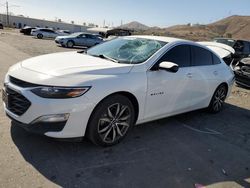 Salvage cars for sale at Colton, CA auction: 2021 Chevrolet Malibu RS