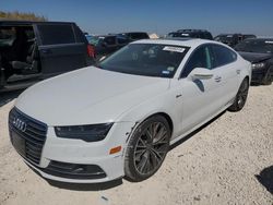 Salvage cars for sale at Taylor, TX auction: 2016 Audi A7 Prestige