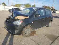 Mitsubishi salvage cars for sale: 2019 Mitsubishi Mirage ES