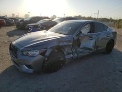 Infiniti salvage cars for sale: 2018 Infiniti Q50 Luxe