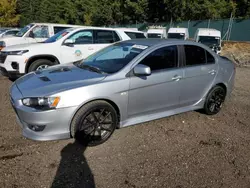 Salvage cars for sale at Graham, WA auction: 2010 Mitsubishi Lancer Ralliart