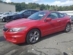 Salvage cars for sale at Exeter, RI auction: 2012 Honda Accord EXL