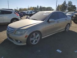 Mercedes-Benz salvage cars for sale: 2010 Mercedes-Benz C 300 4matic