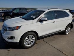 Salvage cars for sale at Grand Prairie, TX auction: 2015 Ford Edge SEL