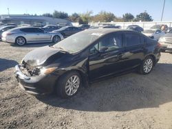 Honda salvage cars for sale: 2012 Honda Civic EX