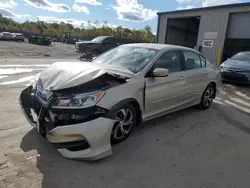 Salvage cars for sale at Duryea, PA auction: 2016 Honda Accord LX