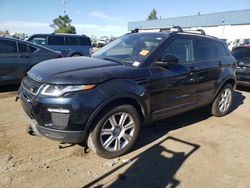 Salvage cars for sale at Woodhaven, MI auction: 2017 Land Rover Range Rover Evoque SE