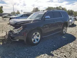 Salvage cars for sale at Mebane, NC auction: 2015 Chevrolet Tahoe K1500 LTZ