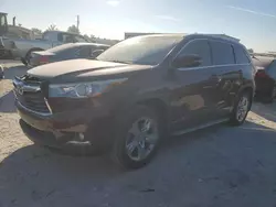 Toyota Highlander Vehiculos salvage en venta: 2015 Toyota Highlander Limited