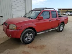 Nissan Frontier Crew cab xe salvage cars for sale: 2001 Nissan Frontier Crew Cab XE