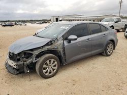 Salvage cars for sale from Copart San Antonio, TX: 2020 Toyota Corolla LE