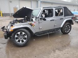 Jeep salvage cars for sale: 2018 Jeep Wrangler Unlimited Sahara