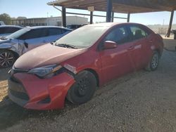 Salvage cars for sale at Tanner, AL auction: 2017 Toyota Corolla L