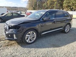 Salvage cars for sale at auction: 2021 Audi Q7 Prestige