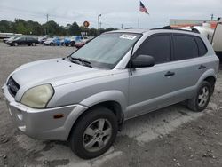 Salvage cars for sale at Montgomery, AL auction: 2007 Hyundai Tucson GLS