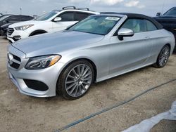 Salvage cars for sale from Copart Arcadia, FL: 2018 Mercedes-Benz C300