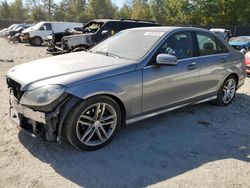 Mercedes-Benz salvage cars for sale: 2012 Mercedes-Benz C 300 4matic