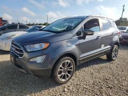 Carros salvage para piezas a la venta en subasta: 2019 Ford Ecosport Titanium