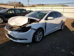 Salvage cars for sale at New Britain, CT auction: 2015 Chrysler 200 Limited