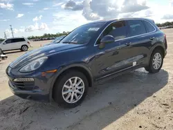 Salvage cars for sale from Copart Arcadia, FL: 2011 Porsche Cayenne