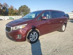 Salvage cars for sale from Copart Mebane, NC: 2016 KIA Sedona LX