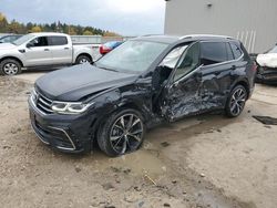 Salvage cars for sale at Franklin, WI auction: 2022 Volkswagen Tiguan SEL R-Line