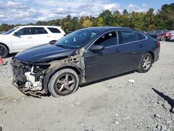 Carros salvage a la venta en subasta: 2018 Chevrolet Malibu LS