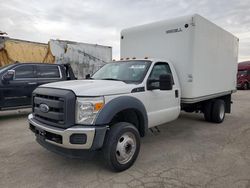 Salvage trucks for sale at Elgin, IL auction: 2015 Ford F550 Super Duty