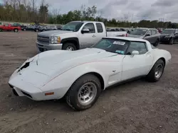 Salvage cars for sale at Leroy, NY auction: 1979 Chevrolet Corvette